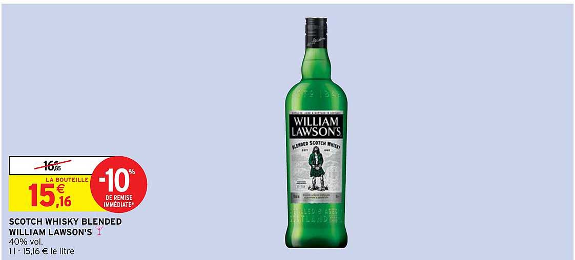 scotch whisky blended william lawson's