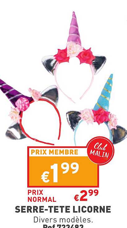 Serre-tête Licorne