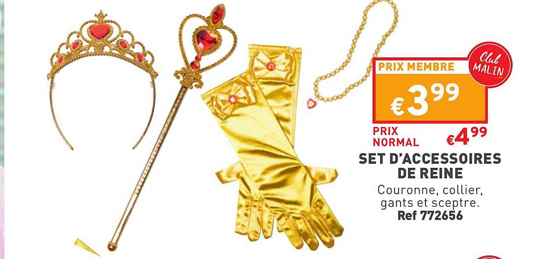 set d'accessoires de reine