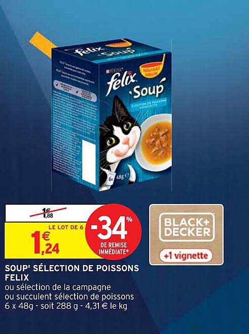 soup' sélection de poissons felix