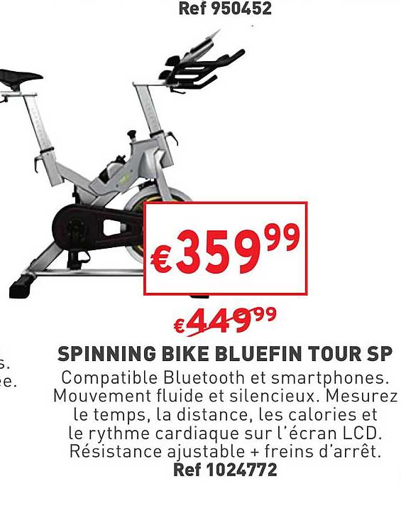 spinning bike bluefin tour sp