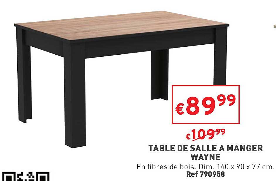 table de salle à manger wayne