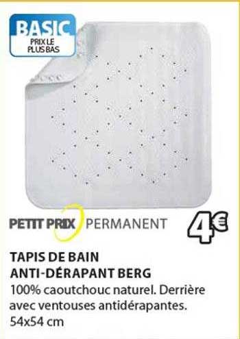 tapis de bain anti-dérapant berg