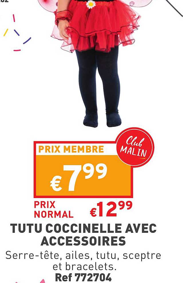 Tutu Coccinelle Avec Accessoires