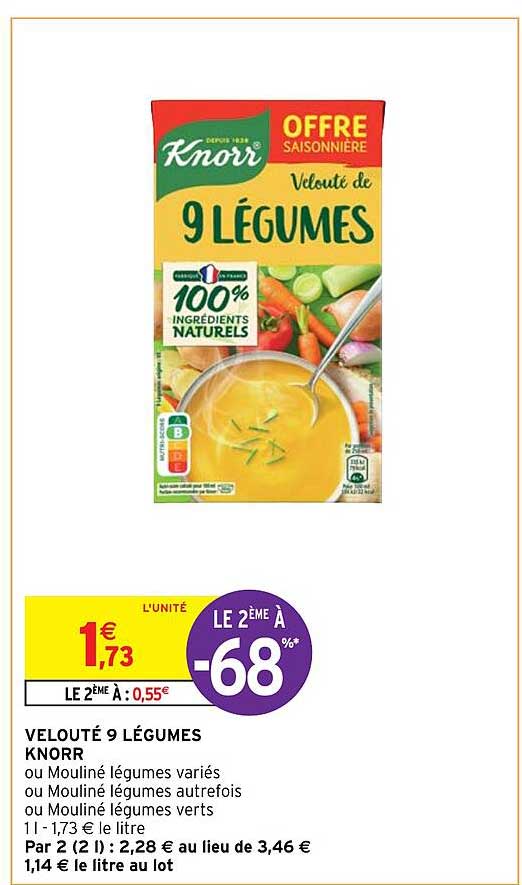 Velouté 9 Légumes Knorr