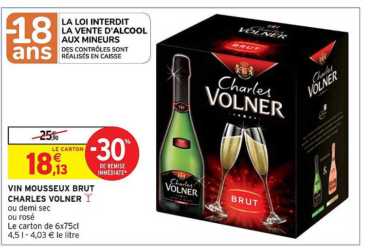 vin mousseux brut charles volner