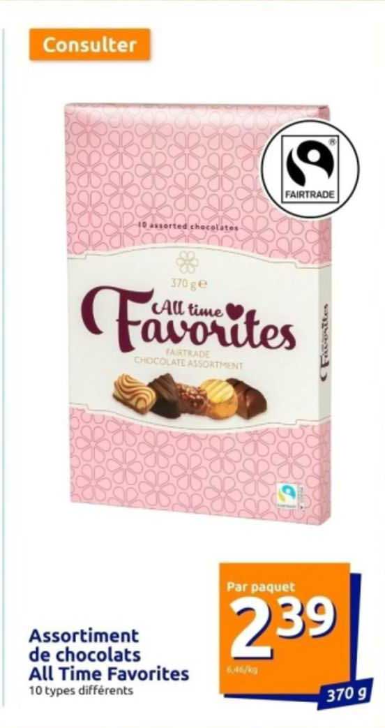 Assortiment De Chocolats Alln Time Favorites