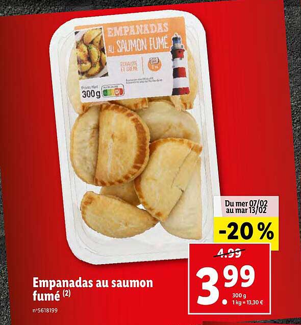 Empanadas Au Saumon Fumé