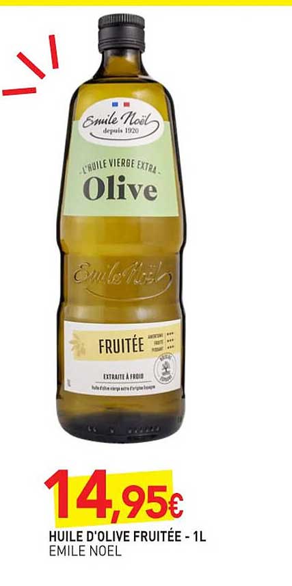 huile d'olive fruitée émile noël - 1 l