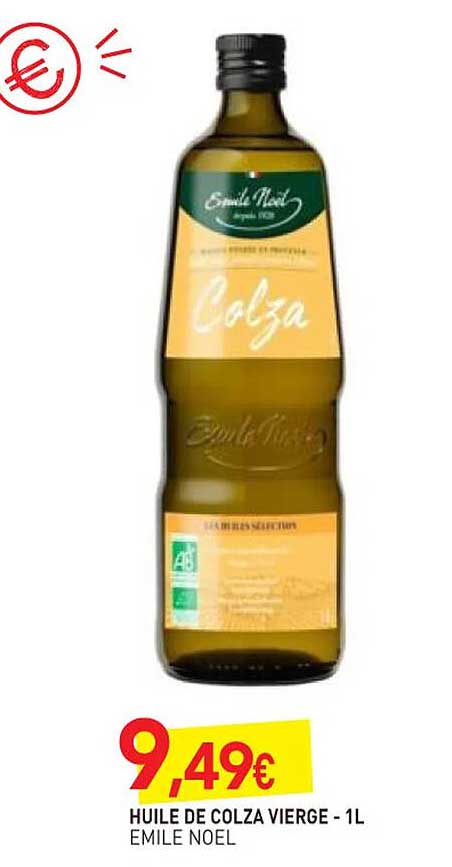 huile de colza vierge émile noël - 1 l