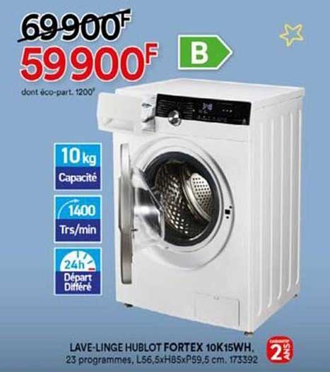 lave-linge hublot fortex