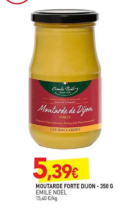 moutarde forte dijon émile noël - 350 g
