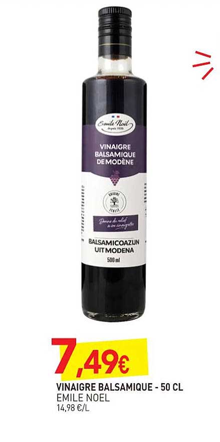 vinaigre balsamique émile noël - 50 cl