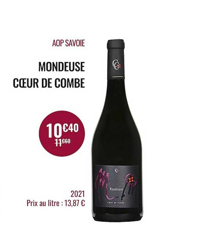 aop savoie mondeuse coeur de combe