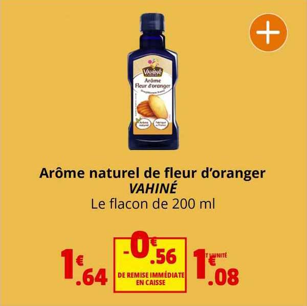 arôme naturel de fleur d'oranger vahiné