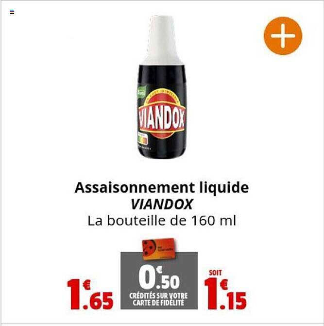 assaisonnement liquide viandox