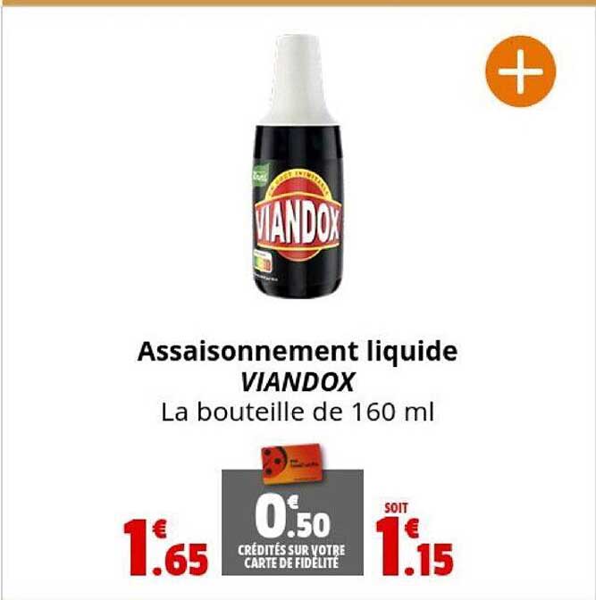 assaisonnement liquide viandox
