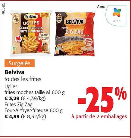 belviva toutes les frites