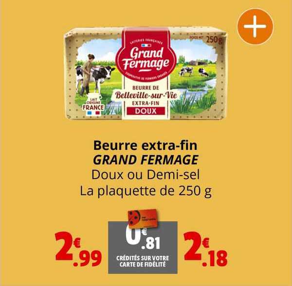 beurre extra-fin grand fermage
