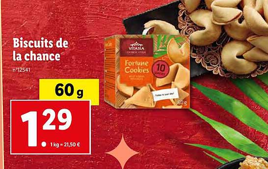 biscuits de la change vitasia