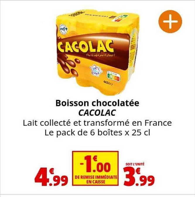 boisson chocolatée cacolac