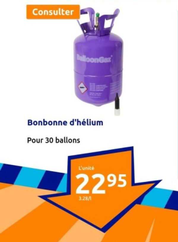 Bonbonne D'hélium