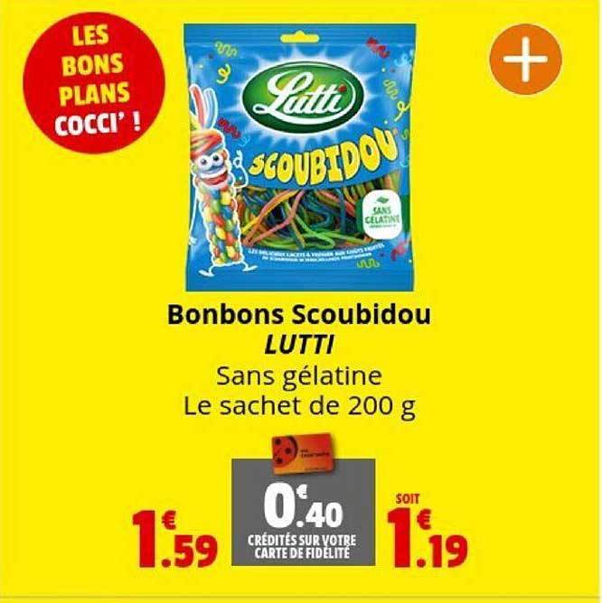 Bonbons Scoubidou Lutti