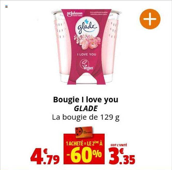 bougie i love you glade