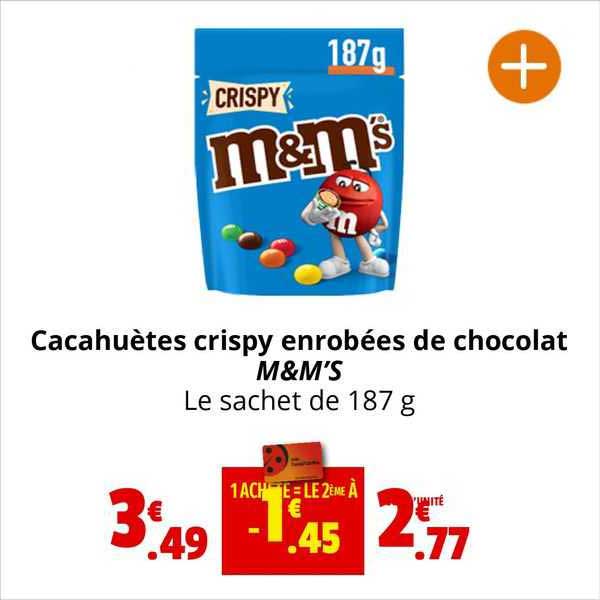 Cacahuètes Crispy Enrobées De Chocolat M&m's