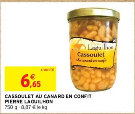 cassoulet au canard en confit pierre laguilhon