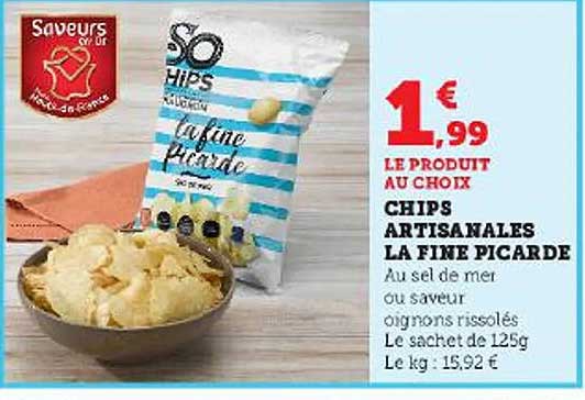 Chips Artisanales La Fine Picarde