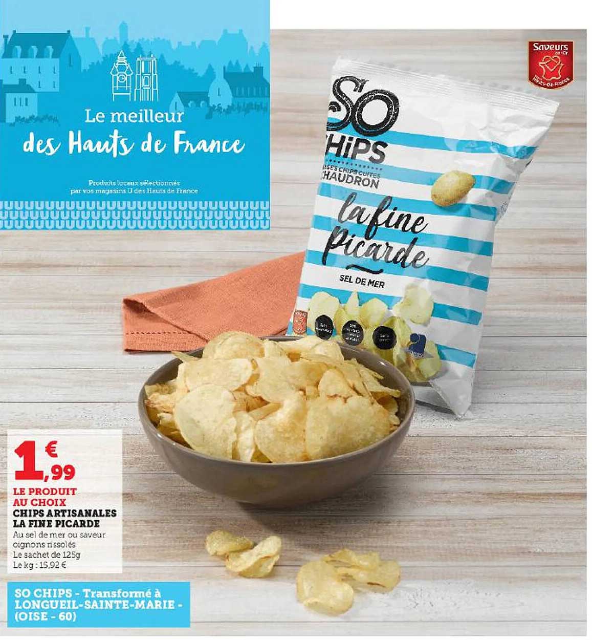 Chips Artisanales La Fine Picarde