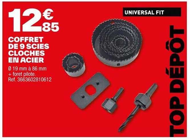 Coffret De 9 Scies Cloches En Acier