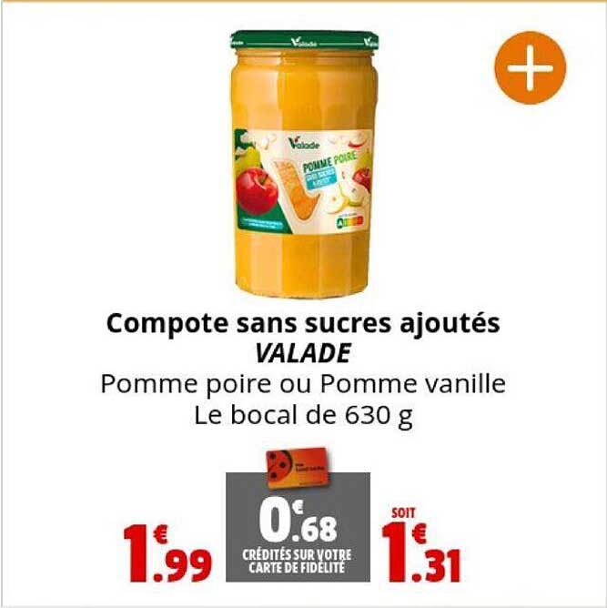 Compote Sans Sucres Ajoutés Valade