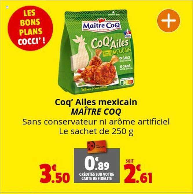 coq'ailes mexicain maître coq