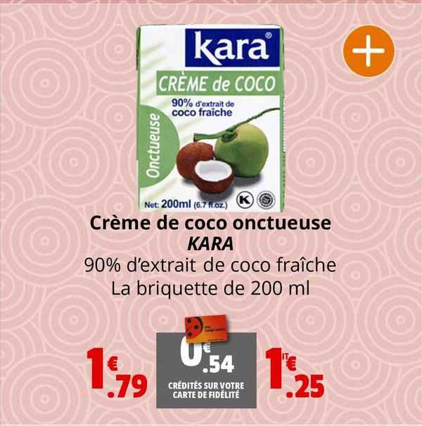 Crème De Coco Onctueuse Kara
