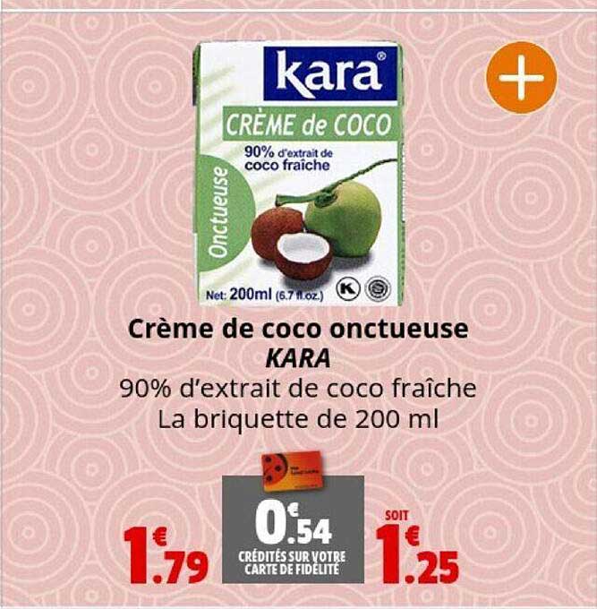 Crème De Coco Onctueuse Kara
