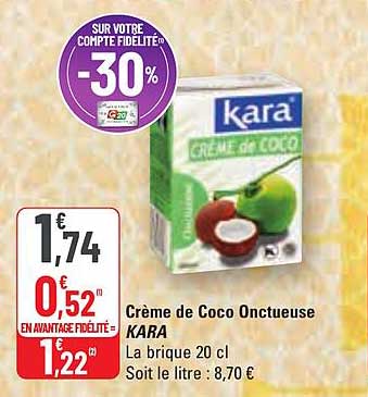 Crème De Coco Onctueuse Kara
