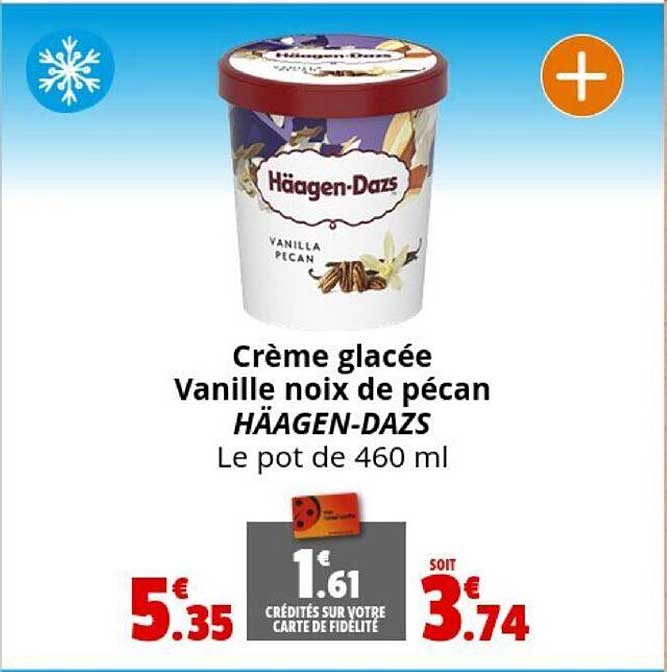 crème glacée vanille noix de pécan häagen-dazs