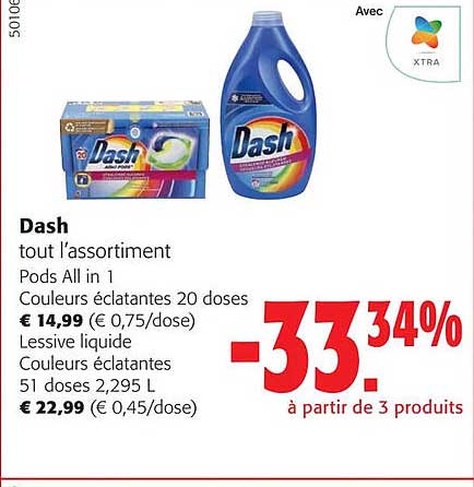 dash tout l'assortiment