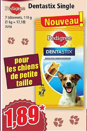 dentastix single pedigree