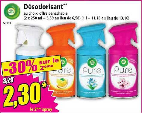désodorisant air wick
