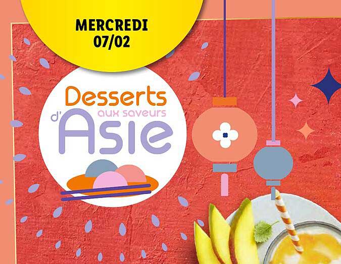 desserts aux saveurs d'asie