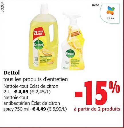 dettol les produits d'entretien