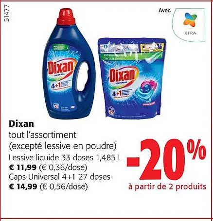 dixan tout l'assortiment