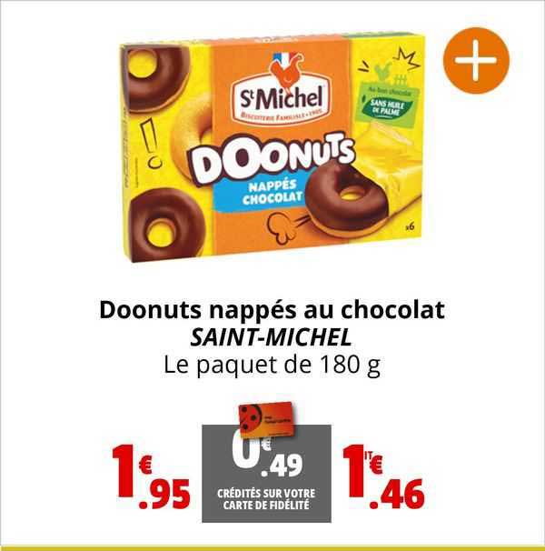 doonuts nappés au chocolat saint-michel