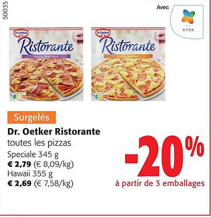 dr. oetker ristorante toutes les pizzas
