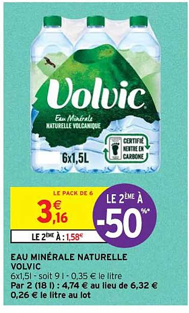 Eau Minérale Naturelle Volvic