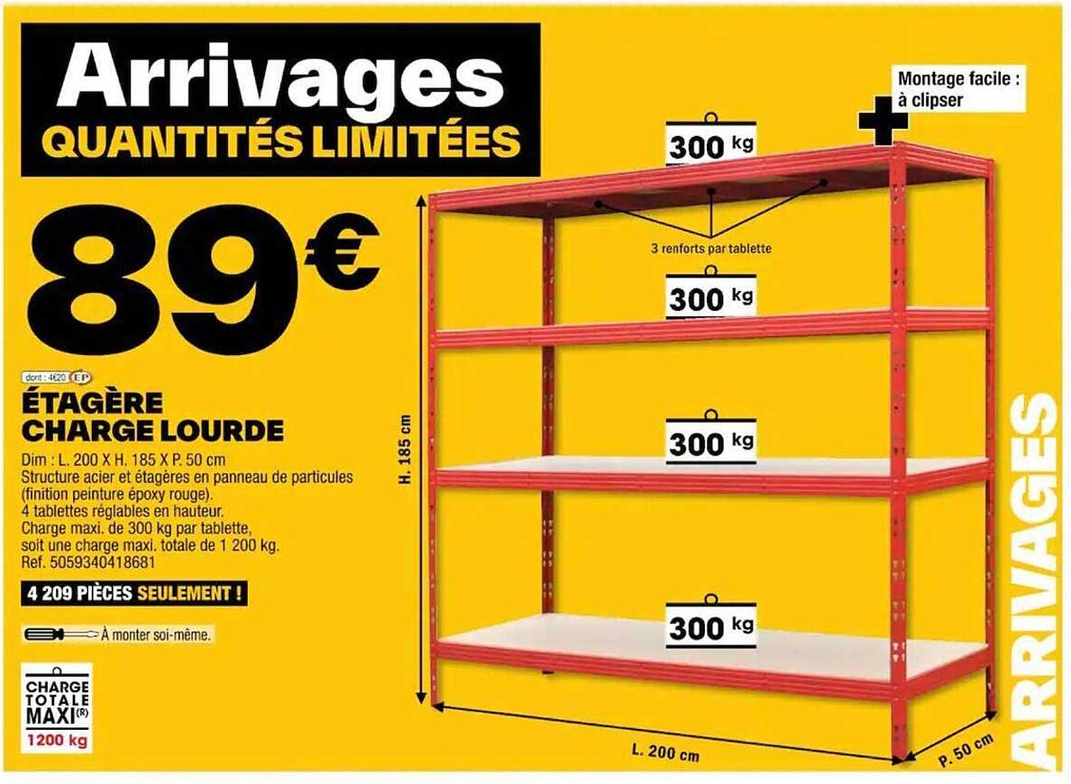 étagère charge lourde