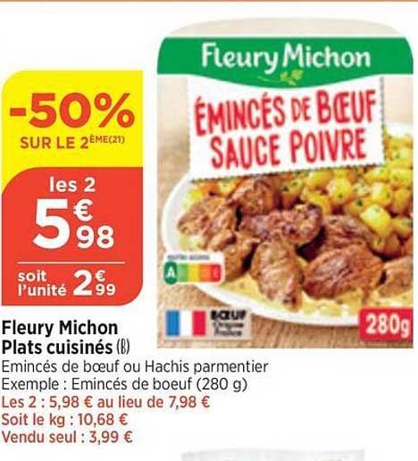 Fleury Michon Plats Cuisinés